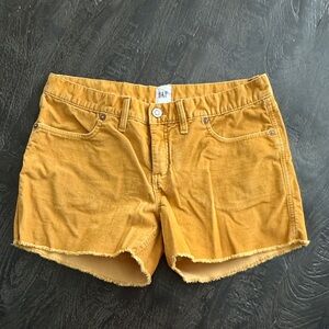 GAP Women's Mustard Jean Shorts